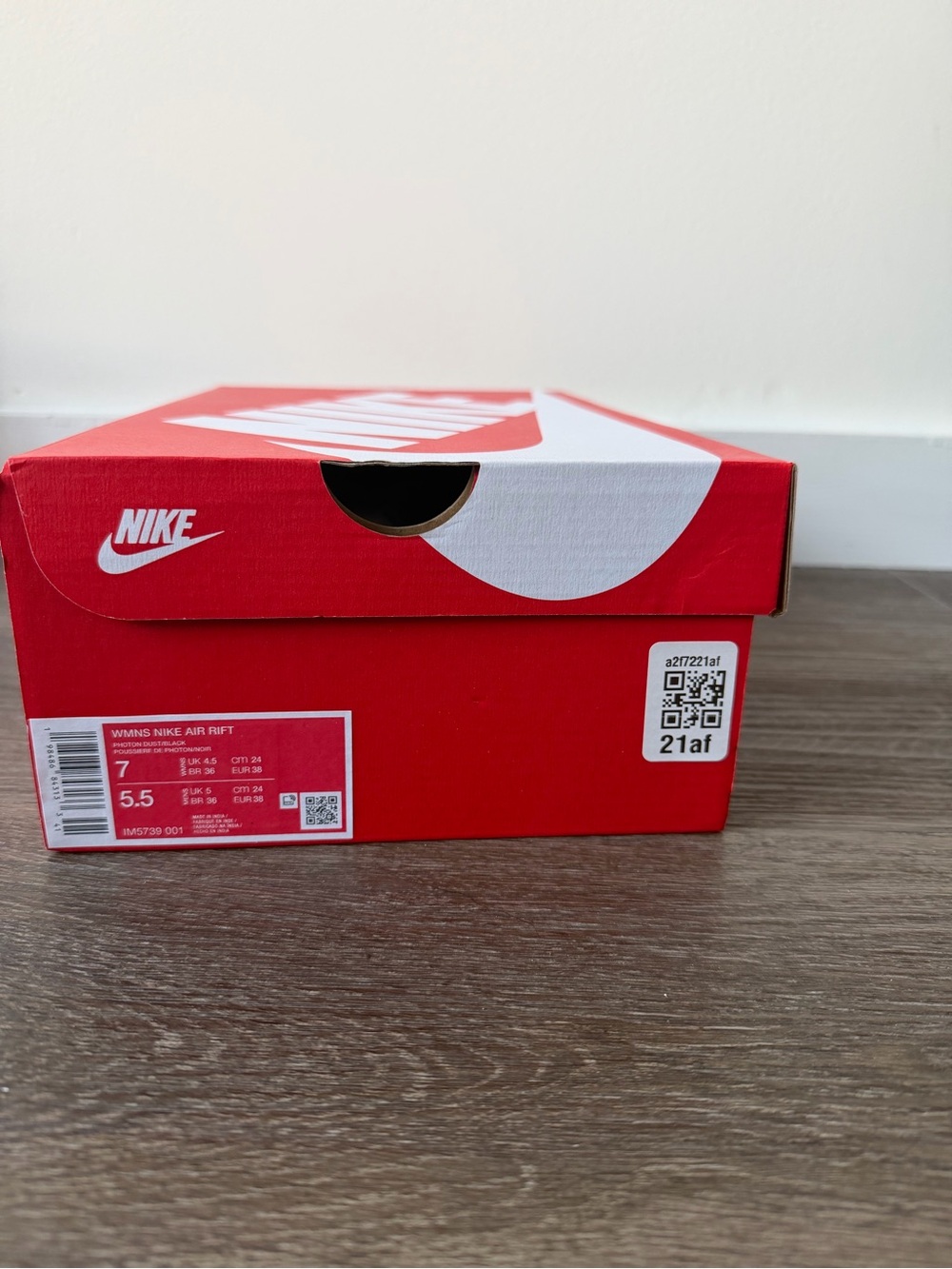 Nike Kids Shoe Box - Red and White